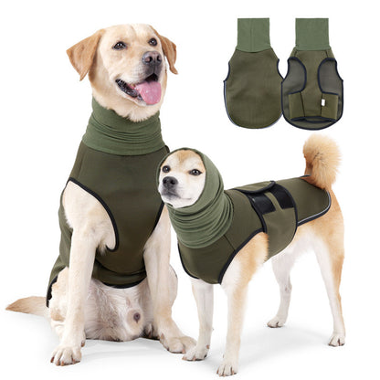 Dog Anxiety Vest with Reflective Strips for Calming and Safety